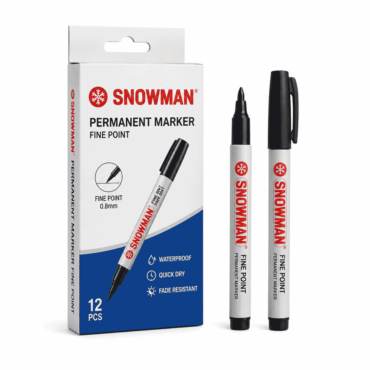 Spidol Permanent Snowman Fine Point (Spidol Kecil)