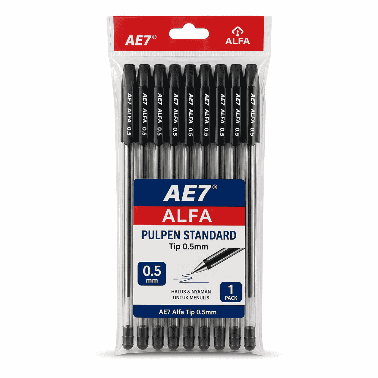 Pulpen Standard AE7 Alfa Tip 0.5mm (1 Pack)