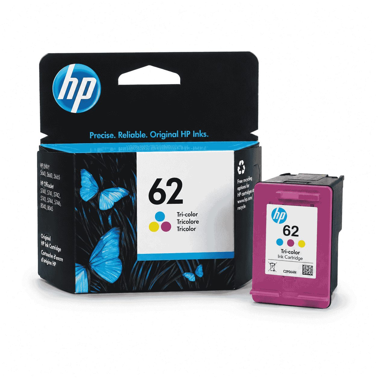 Tinta HP 62 Color