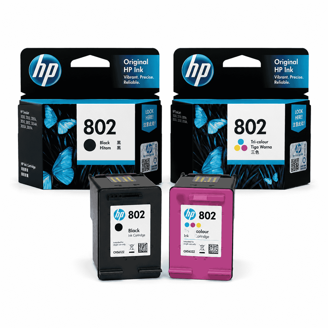Tinta Cartridge HP 802 Series