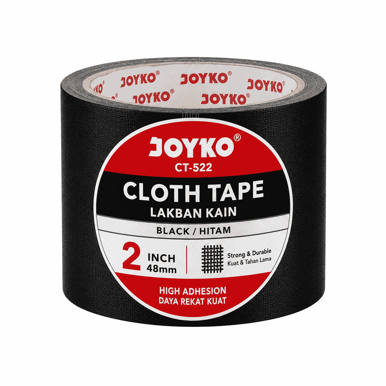 Lakban Hitam Kain Cloth Tape Joyko 2 Inch