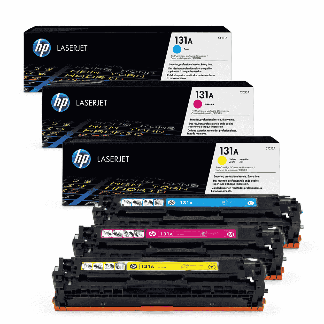 Toner 131A (Cyan, Magenta, Yellow)